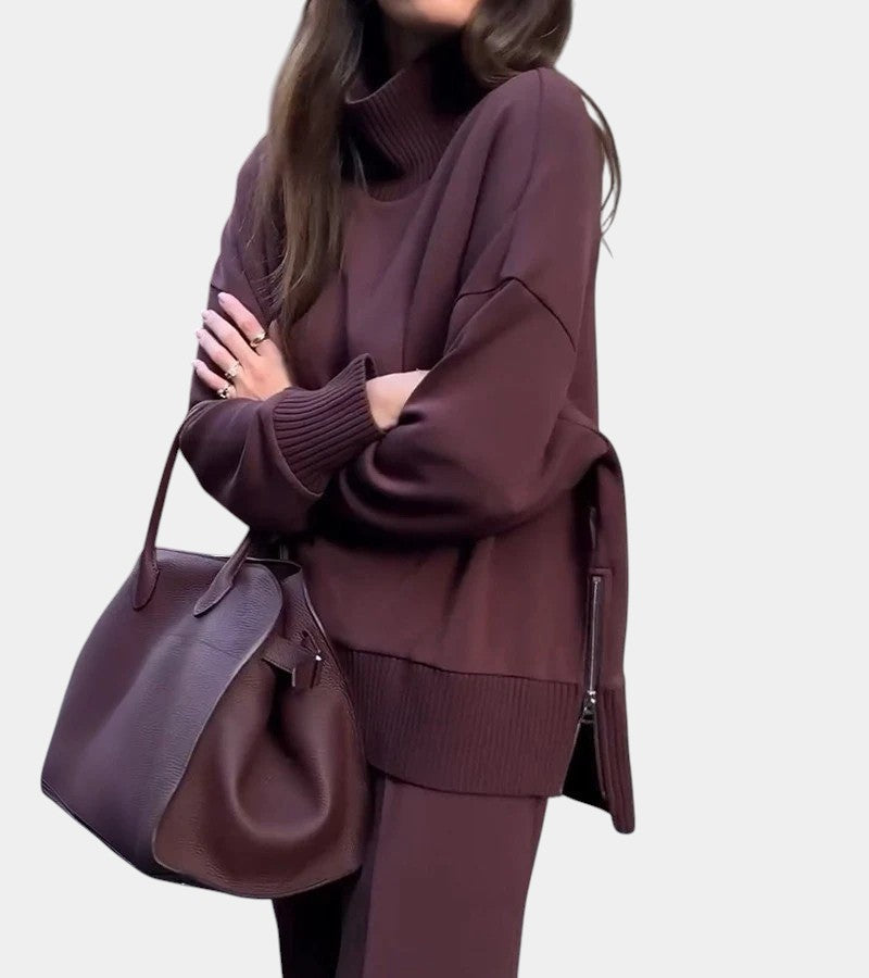 Relaxed Long-Sleeve Pants Set - View 4