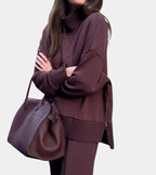 Relaxed Long-Sleeve Pants Set - View 4