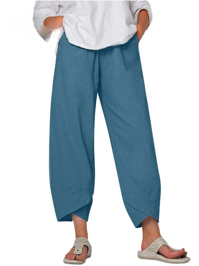 Bryndis wide-leg pants - Blue