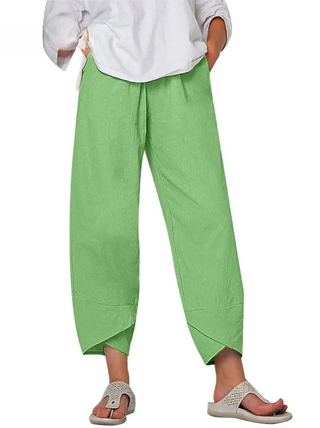 Bryndis wide-leg pants - Green
