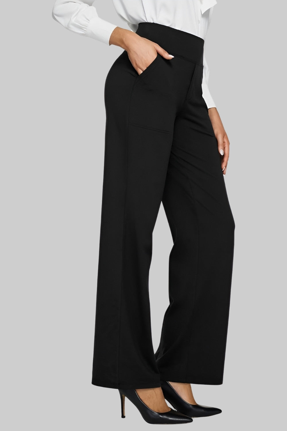 Relaxed Pull-On Pocket Pants - View 10
