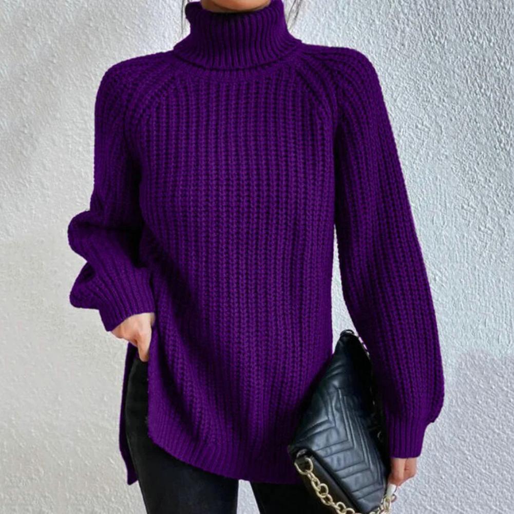 Averine turtleneck sweater - Violet