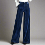 High-Waist Corduroy Flared Pants