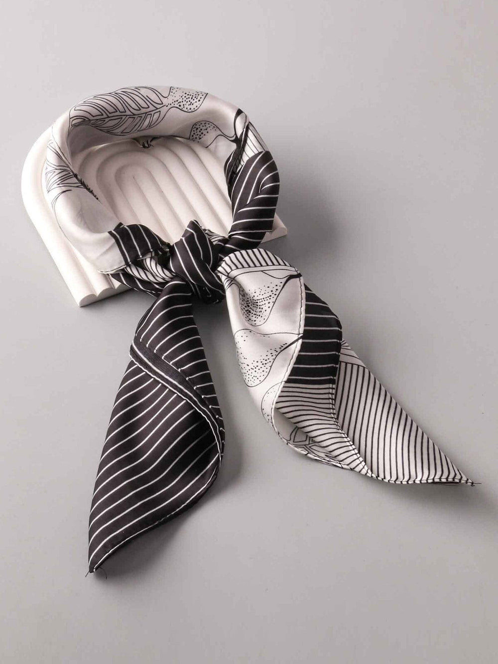 Colourblock Stripe Scarf