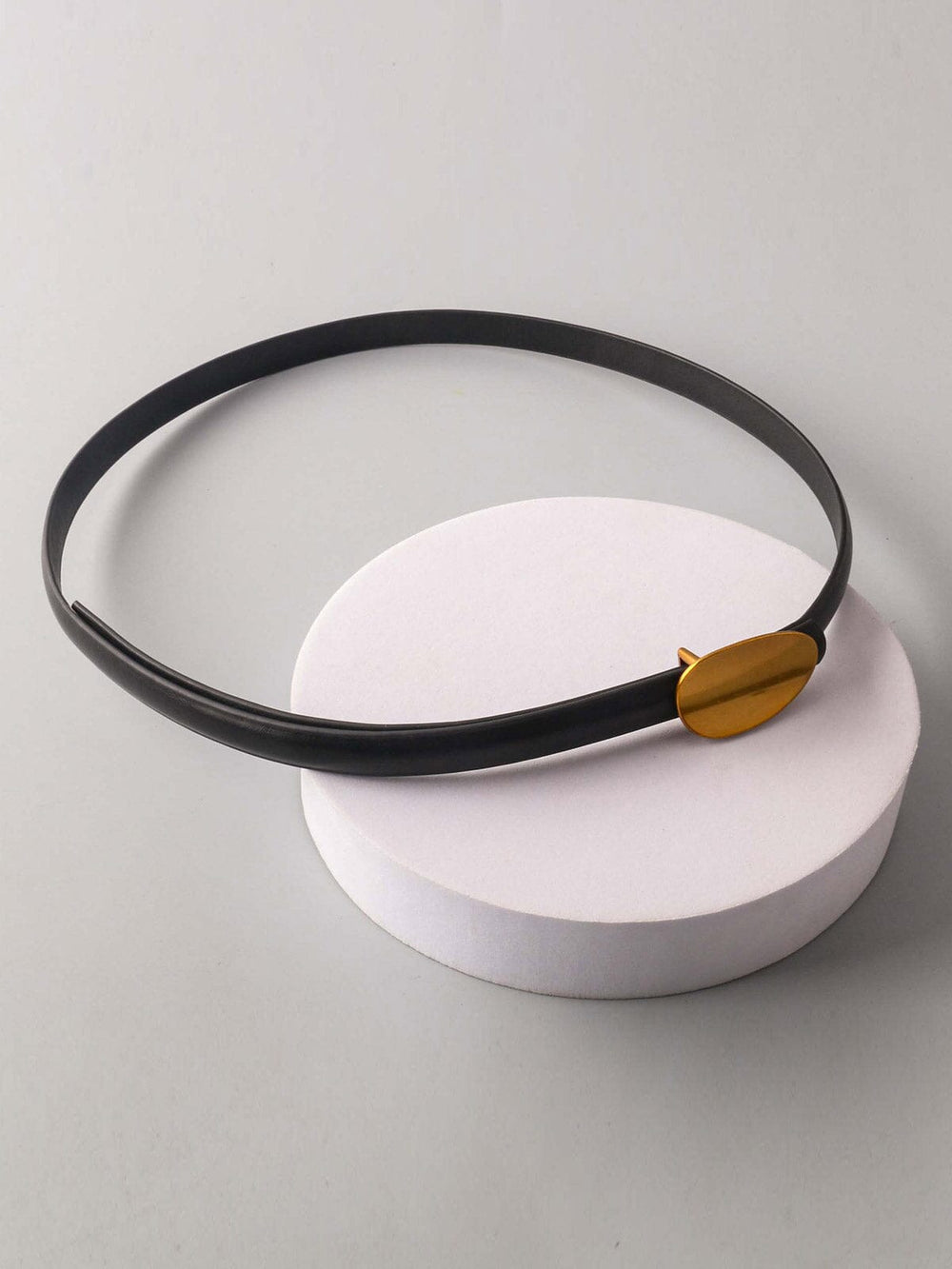 Black & Gold Buckle Belt