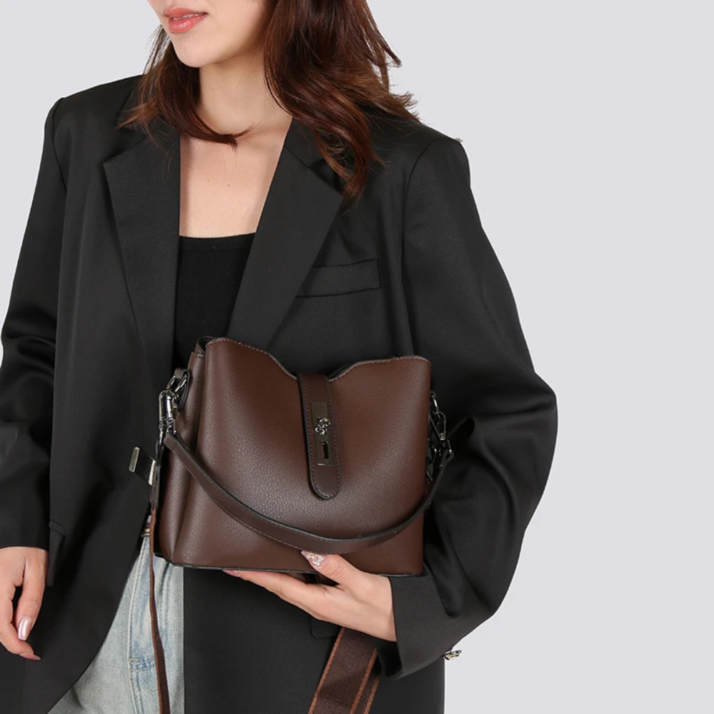 Aurelle Vintage Shoulder Bag Brown view 2