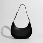 Crescent Moon Shoulder Bag in Black, view 1