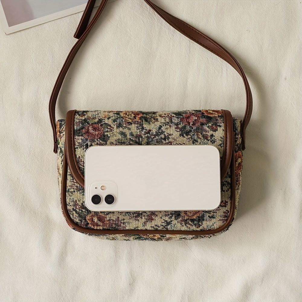 Embroidered Boho Crossbody Bag, view 4
