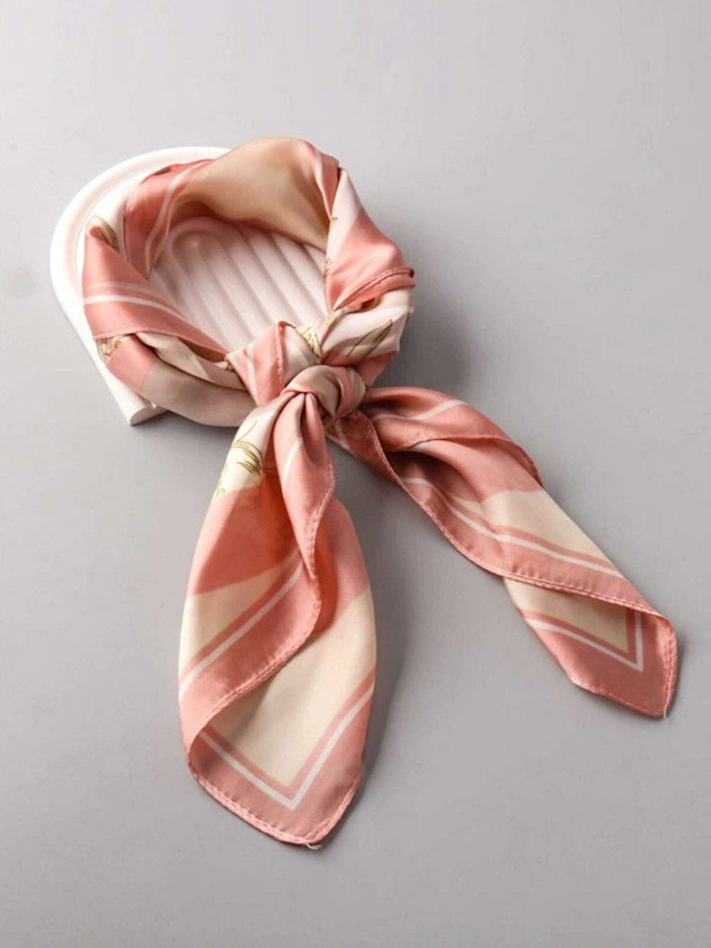 Floral Colourblock Scarf
