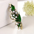 Lily of the Valley Hair Clip, view 1