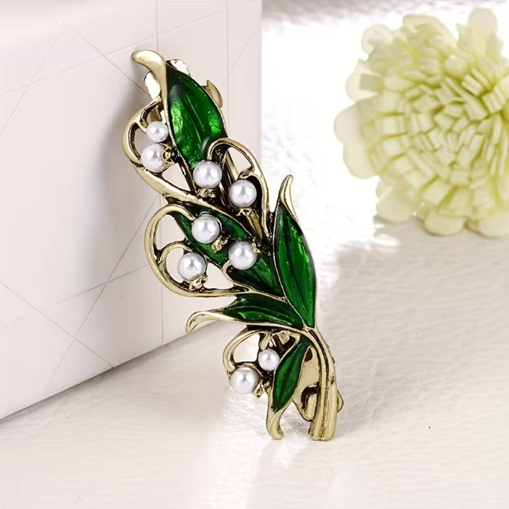 Lily of the Valley Hair Clip, view 1