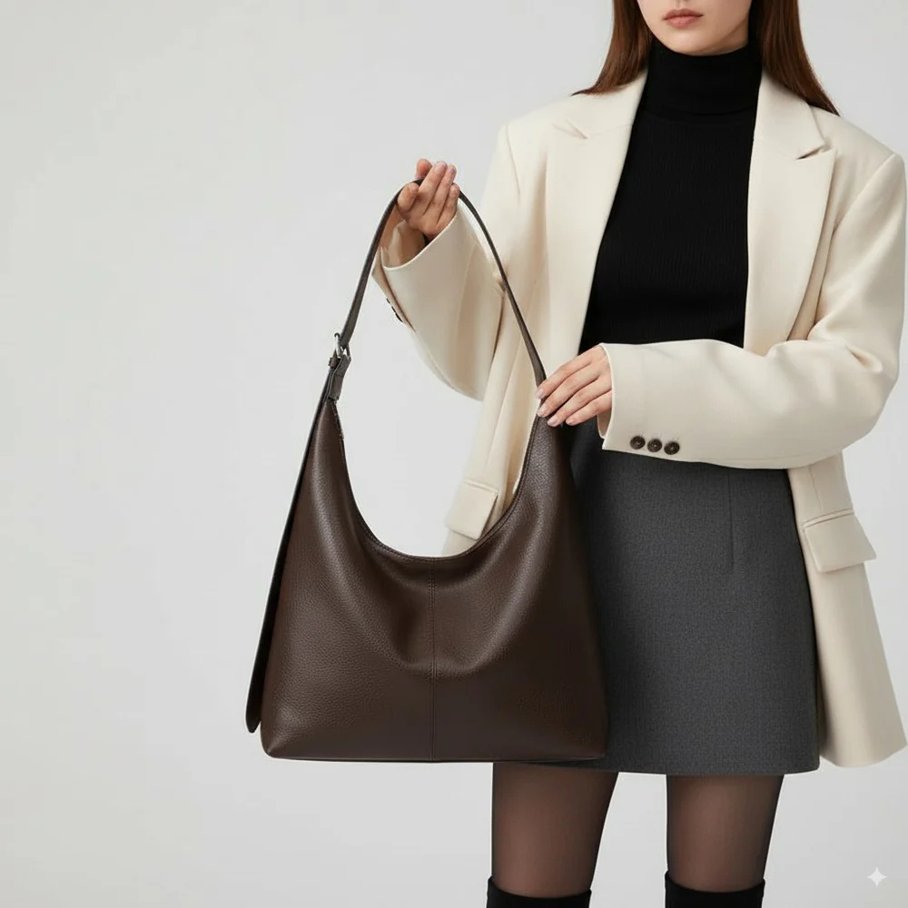Marie Slouchy Tote in Grey, view 2