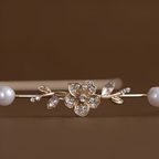 Pearl Floral Headband, view 3