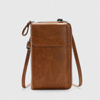 Lyah Brown Crossbody Bag front