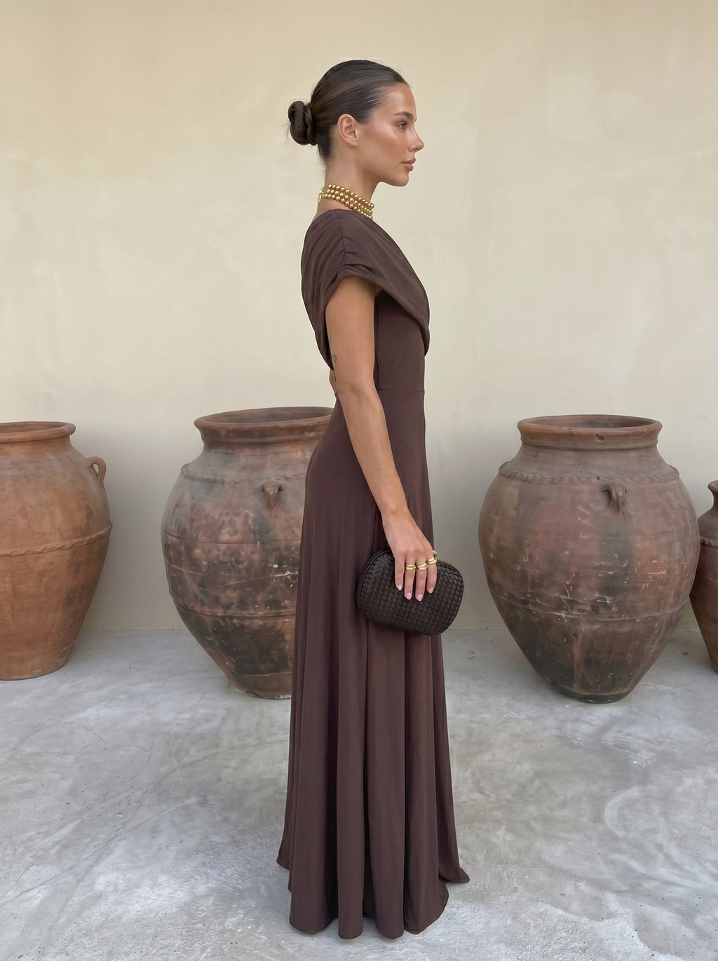 Toledo Linen Silk Blend Dress
