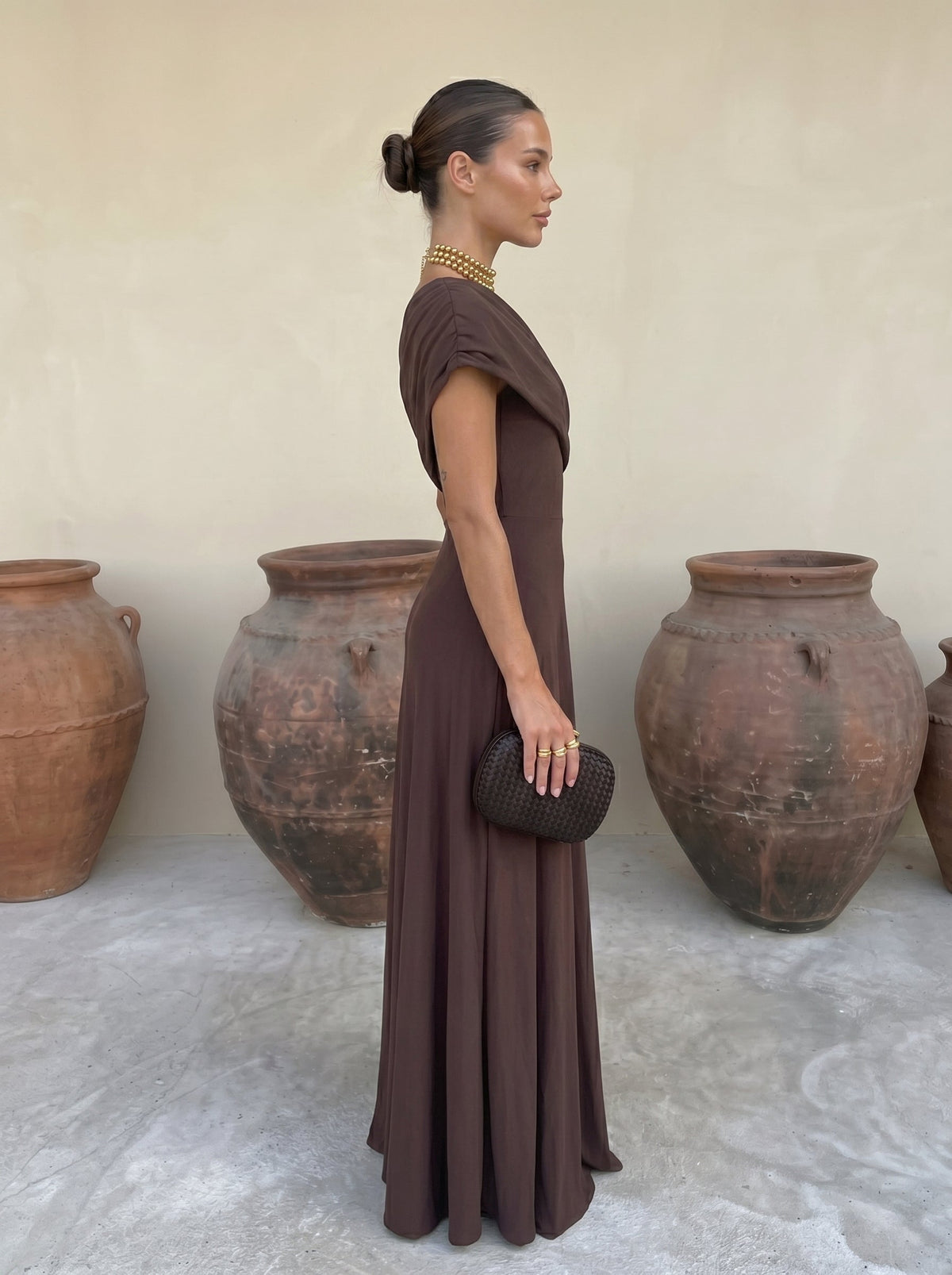 Toledo Linen Silk Blend Dress