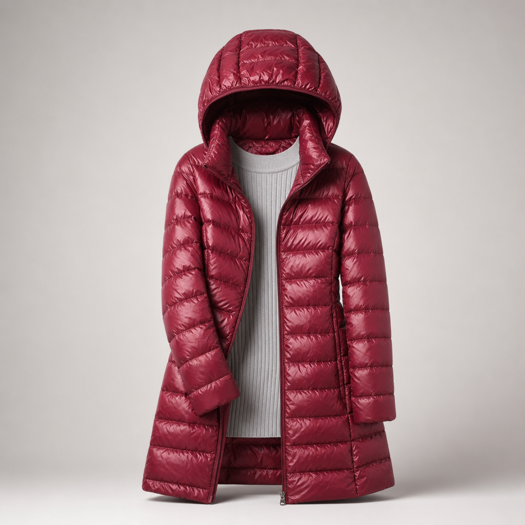 Clara quilted jacket - Red