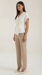 Amy V-neck Blouse