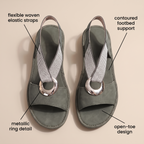 Rosmere Ring-Detail Sandals - View 6