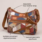 Solara Patchwork Shoulder Bag - View 3
