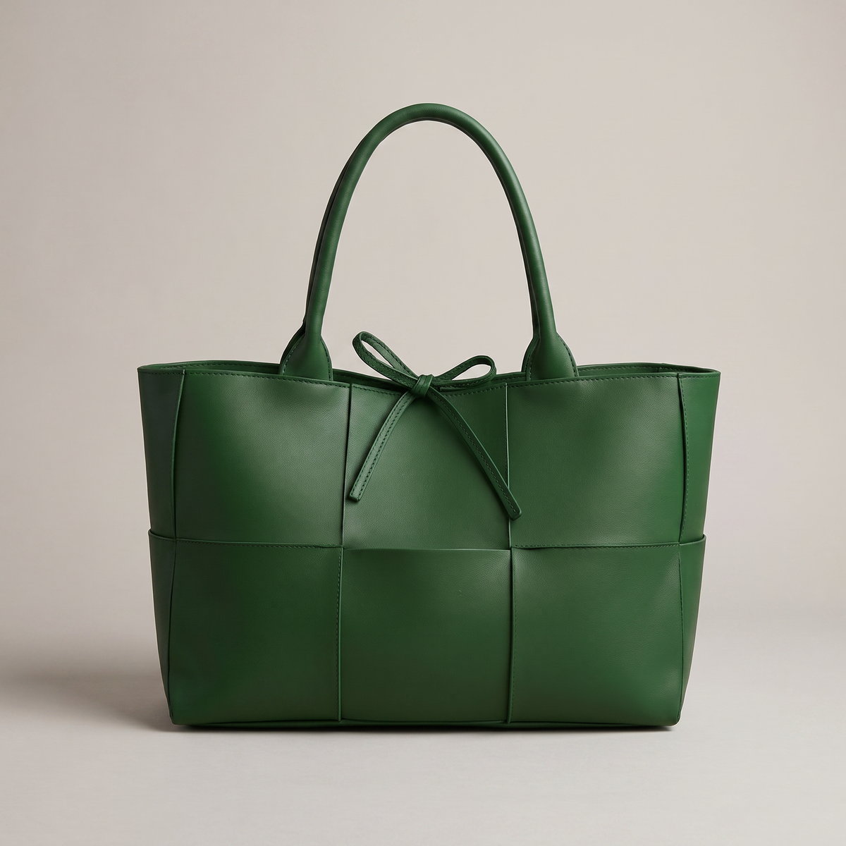 Bow-Detail Panel Tote Bag - View 2