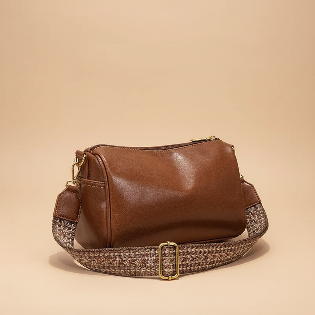 Stylish Vintage Pu Leather Boston Handbag | Trendy Crossbody Design