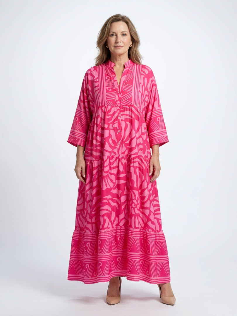 Marielle | Button Front Midi Dress 1