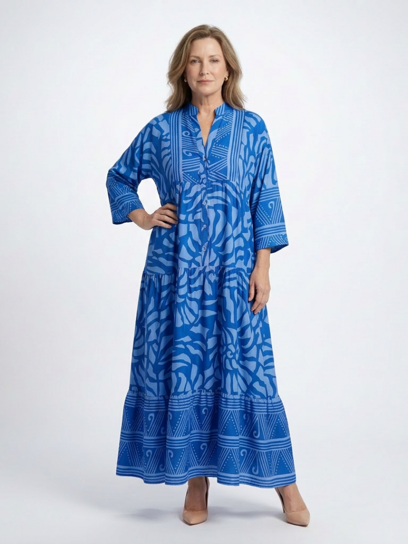 Marielle | Button Front Midi Dress 4