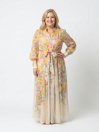 Cressida | Floral Sheer Long Sleeve Maxi Dress 4