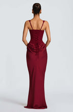 Women's Sleeveless Bodycon Maxi Wedding Guest Dress